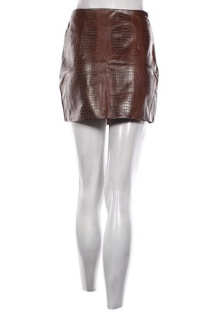 Δερμάτινη φούστα SHEIN, Μέγεθος XS, Χρώμα Καφέ, Τιμή 3,32 €