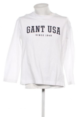 Мъжка блуза Gant, Размер M, Цвят Бял, Цена 136,00 лв.