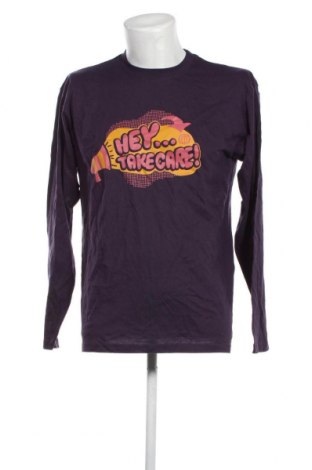 Herren Shirt James & Nicholson, Größe L, Farbe Lila, Preis 13,22 €