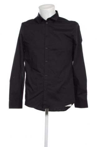 Ανδρικό πουκάμισο Pier One, Μέγεθος S, Χρώμα Μαύρο, Τιμή 14,23 €