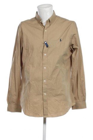 Męska koszula Polo By Ralph Lauren, Rozmiar XL, Kolor Beżowy, Cena 355,17 zł