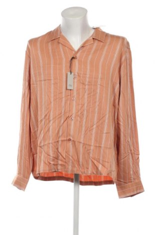 Мъжка риза River Island, Размер XXL, Цвят Кафяв, Цена 18,00 лв.