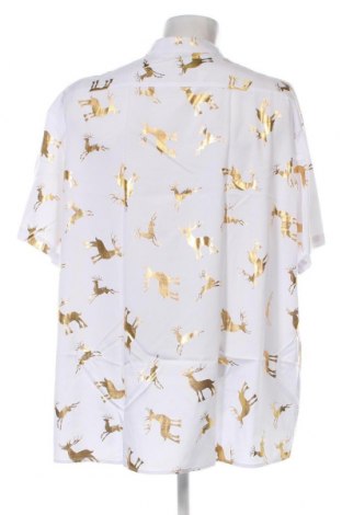 Herrenhemd SHEIN, Größe 5XL, Farbe Weiß, Preis 8,30 €