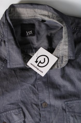 Ανδρικό πουκάμισο Yd, Μέγεθος M, Χρώμα Μπλέ, Τιμή 14,84 €