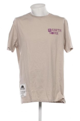Ανδρικό t-shirt Bershka, Μέγεθος XL, Χρώμα  Μπέζ, Τιμή 10,82 €