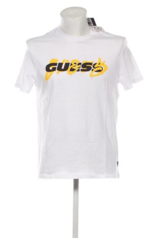 Мъжка тениска Guess, Размер L, Цвят Бял, Цена 68,00 лв.