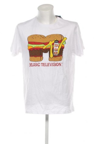 Ανδρικό t-shirt Mtv, Μέγεθος XL, Χρώμα Λευκό, Τιμή 10,82 €