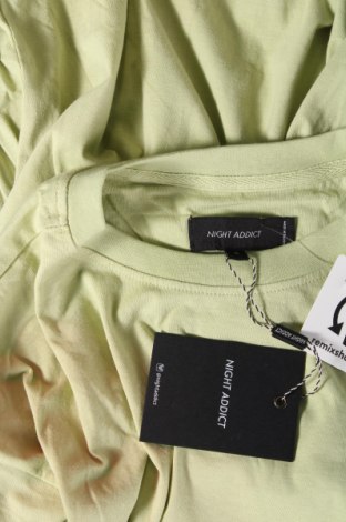 Мъжка тениска NIGHT ADDICT, Размер S, Цвят Зелен, Цена 10,44 лв.