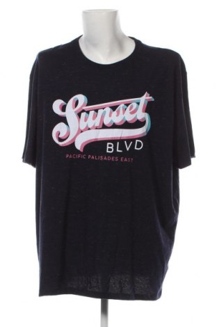 Ανδρικό t-shirt Next, Μέγεθος 5XL, Χρώμα Μπλέ, Τιμή 14,95 €