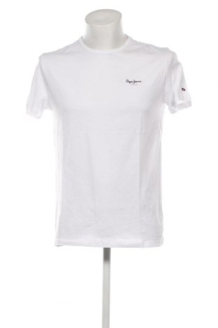 Мъжка тениска Pepe Jeans, Размер L, Цвят Бял, Цена 52,00 лв.