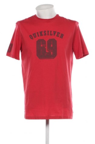Мъжка тениска Quiksilver, Размер L, Цвят Червен, Цена 29,00 лв.