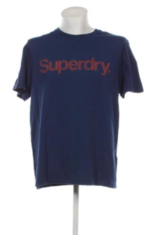 Мъжка тениска Superdry, Размер XXL, Цвят Син, Цена 35,00 лв.