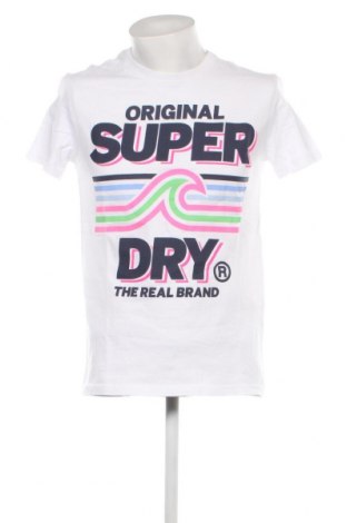 Мъжка тениска Superdry, Размер M, Цвят Бял, Цена 35,00 лв.