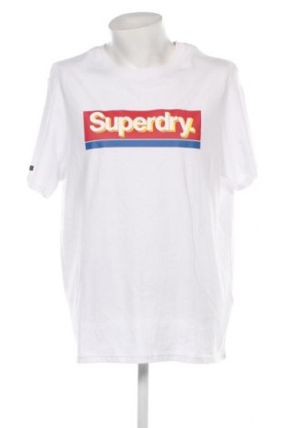 Мъжка тениска Superdry, Размер 3XL, Цвят Бял, Цена 35,00 лв.