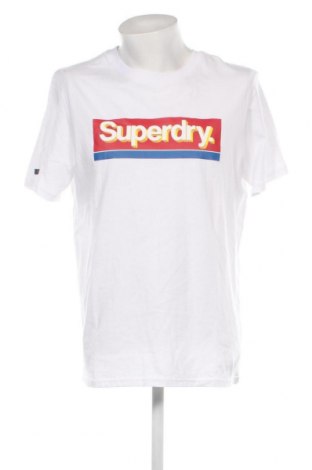 Мъжка тениска Superdry, Размер XXL, Цвят Бял, Цена 35,00 лв.
