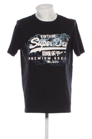 Мъжка тениска Superdry, Размер XL, Цвят Син, Цена 35,00 лв.
