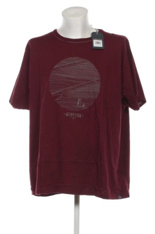Ανδρικό t-shirt Weird Fish, Μέγεθος 5XL, Χρώμα Κόκκινο, Τιμή 14,95 €