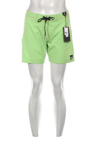 Pantaloni scurți de bărbați Quiksilver, Mărime M, Culoare Verde, Preț 61,58 Lei
