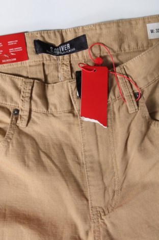 Мъжки къс панталон S.Oliver, Размер M, Цвят Бежов, Цена 58,00 лв.