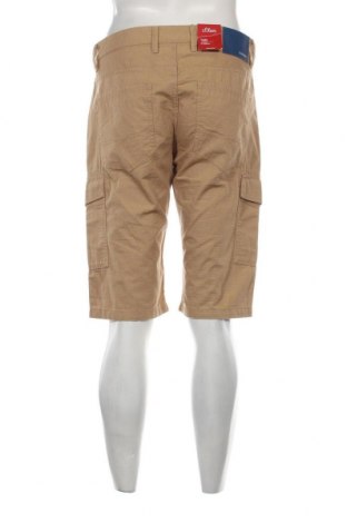 Ανδρικό κοντό παντελόνι S.Oliver, Μέγεθος M, Χρώμα  Μπέζ, Τιμή 29,90 €