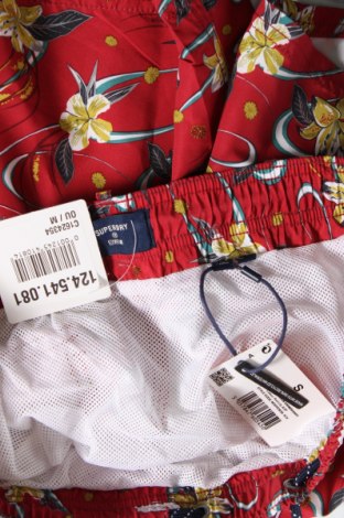 Ανδρικό κοντό παντελόνι Superdry, Μέγεθος S, Χρώμα Κόκκινο, Τιμή 11,00 €