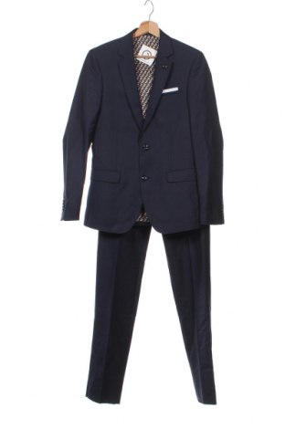 Ανδρικό κοστούμι Izac, Μέγεθος S, Χρώμα Μπλέ, Τιμή 74,74 €