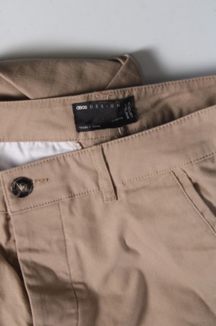 Pantaloni de bărbați ASOS, Mărime S, Culoare Bej, Preț 31,48 Lei
