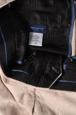 Ανδρικό παντελόνι Harry Brown, Μέγεθος L, Χρώμα  Μπέζ, Τιμή 23,81 €