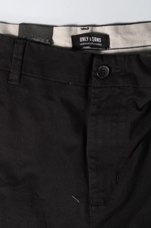 Мъжки панталон Only & Sons, Размер L, Цвят Черен, Цена 11,04 лв.