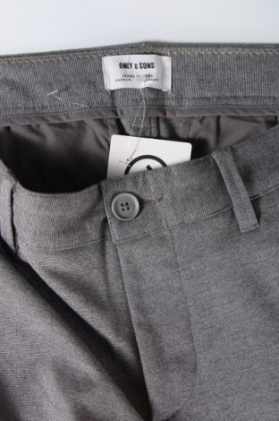Ανδρικό παντελόνι Only & Sons, Μέγεθος M, Χρώμα Γκρί, Τιμή 20,63 €