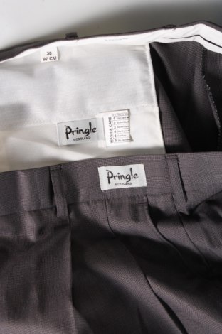 Ανδρικό παντελόνι Pringle Of Scotland, Μέγεθος 3XL, Χρώμα Γκρί, Τιμή 110,10 €