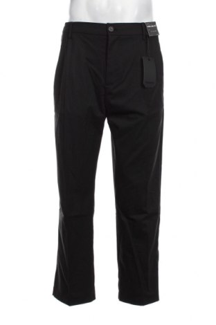 Pantaloni de bărbați Pull&Bear, Mărime M, Culoare Negru, Preț 24,21 Lei