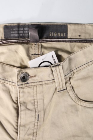 Мъжки панталон Signal, Размер L, Цвят Бежов, Цена 9,68 лв.
