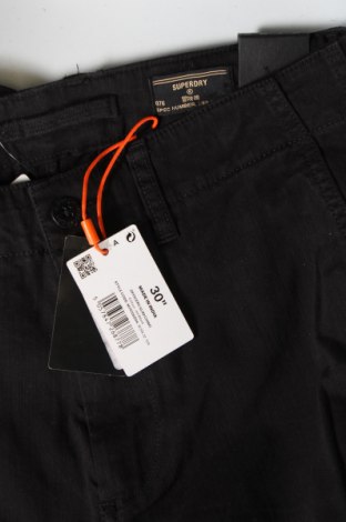 Мъжки панталон Superdry, Размер S, Цвят Черен, Цена 29,76 лв.