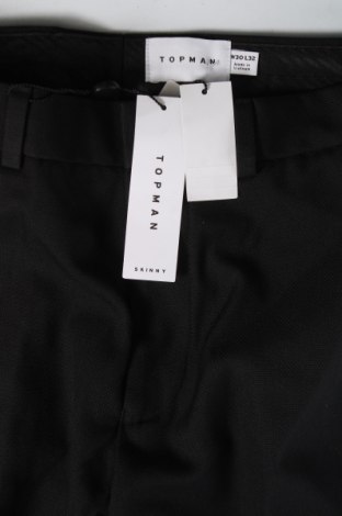 Мъжки панталон Topman, Размер S, Цвят Черен, Цена 87,00 лв.