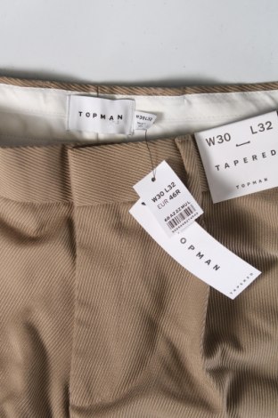 Мъжки панталон Topman, Размер S, Цвят Кафяв, Цена 12,18 лв.