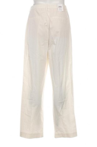 Pantaloni de bărbați Zara, Mărime L, Culoare Alb, Preț 56,84 Lei