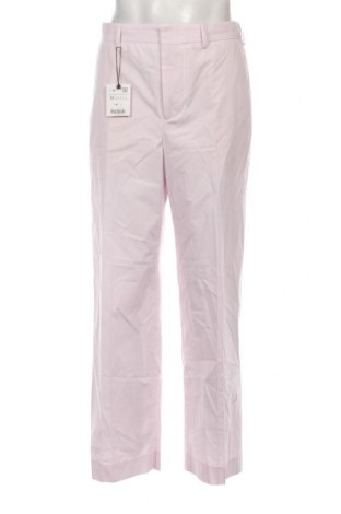 Мъжки панталон Zara, Размер M, Цвят Розов, Цена 32,40 лв.