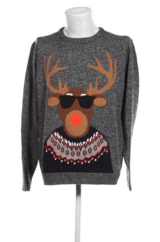 Мъжки пуловер Angelo Litrico, Размер XXL, Цвят Сив, Цена 29,00 лв.