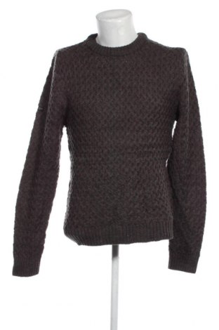 Herrenpullover Crosshatch, Größe L, Farbe Grau, Preis 16,70 €