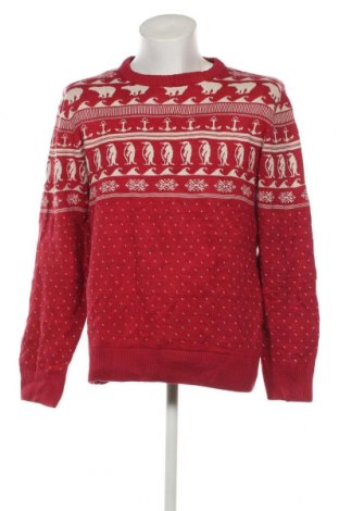 Herrenpullover H&M L.O.G.G., Größe L, Farbe Rot, Preis 14,13 €