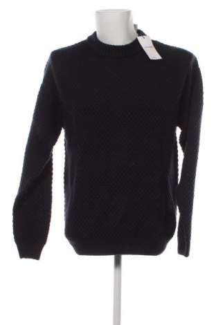 Мъжки пуловер Jack & Jones, Размер L, Цвят Син, Цена 68,00 лв.