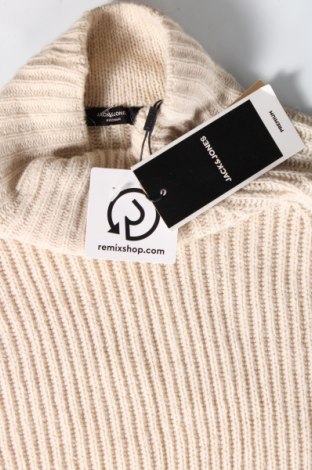 Ανδρικό πουλόβερ Jack & Jones PREMIUM, Μέγεθος S, Χρώμα  Μπέζ, Τιμή 34,78 €