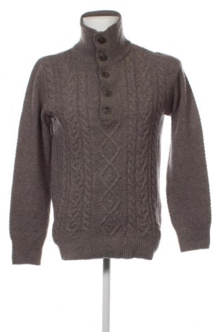 Мъжки пуловер Jean Pascale, Размер M, Цвят Кафяв, Цена 21,75 лв.