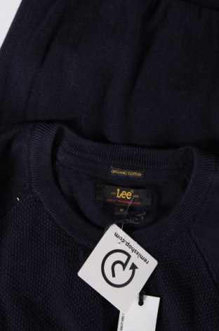 Ανδρικό πουλόβερ Lee, Μέγεθος M, Χρώμα Μπλέ, Τιμή 68,04 €
