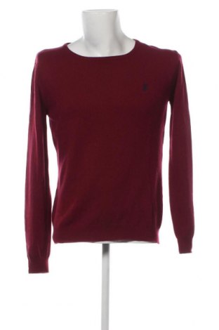 Мъжки пуловер U.S. Polo Assn., Размер XL, Цвят Червен, Цена 132,00 лв.