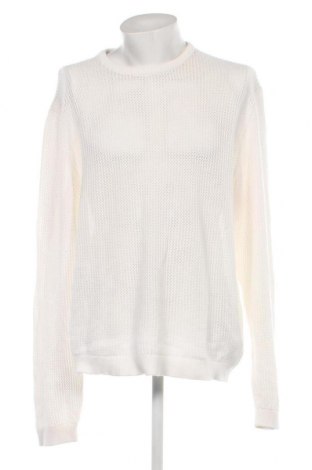 Ανδρικό πουλόβερ Weekday, Μέγεθος XL, Χρώμα Λευκό, Τιμή 5,88 €
