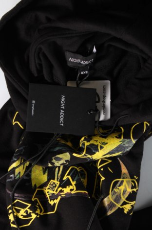 Herren Sweatshirt NIGHT ADDICT, Größe XXS, Farbe Schwarz, Preis 7,62 €