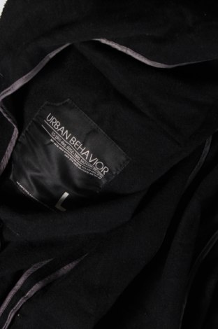 Ανδρικά παλτό Urban Behavior, Μέγεθος L, Χρώμα Μαύρο, Τιμή 23,17 €