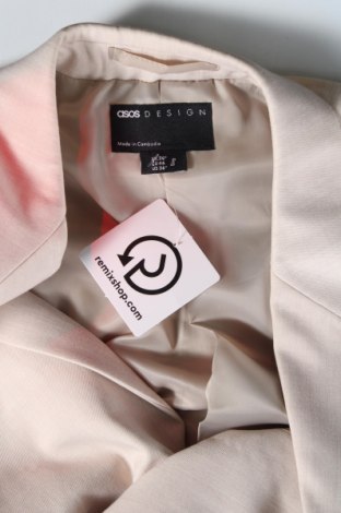 Ανδρικό σακάκι ASOS, Μέγεθος S, Χρώμα  Μπέζ, Τιμή 23,27 €